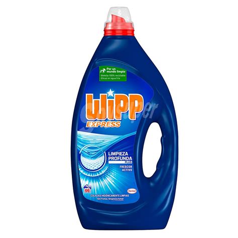 Wipp Express Detergente L Quido Limpieza Profunda Plus Frescor Activo