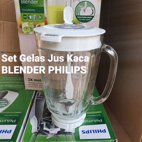 Jual Original Gelas Kaca Blender Philips Hr 2115 2116 2061 2071 Logo