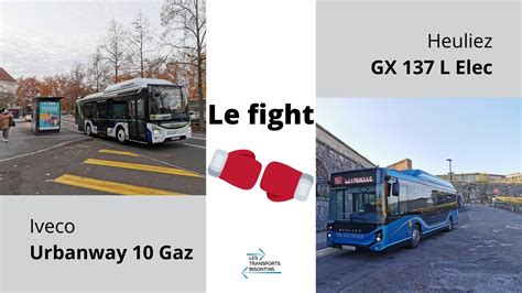 Comparatif Iveco Urbanway 10 Gaz Vs Heuliez GX 137 L Elec YouTube