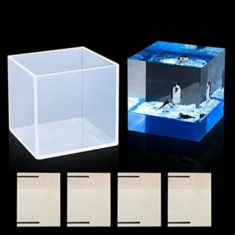 Amazon de FineInno Würfelform Silikonform Cube Resin Mold 10 6cm