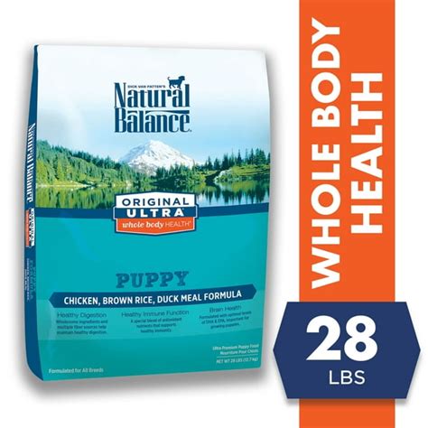 Natural Balance Puppy Formula Original Ultra Whole Body Health Chicken