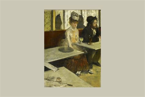 The Absinthe Drinker By Edgar Degas Etsy