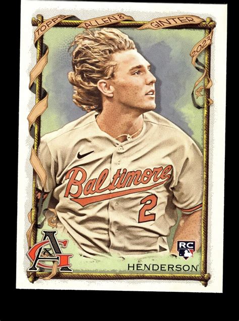 Topps Allen Ginter Gunnar Henderson Rc High Number Ebay