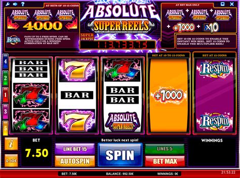 Absolute Super Reels Slot Machine Online RTP ᐈ Gioca gratis