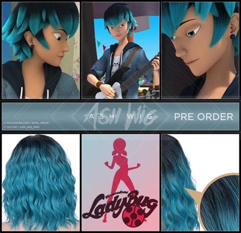 Luka Couffaine Miraculous Ladybug cosplay wig PRE ORDER | Etsy