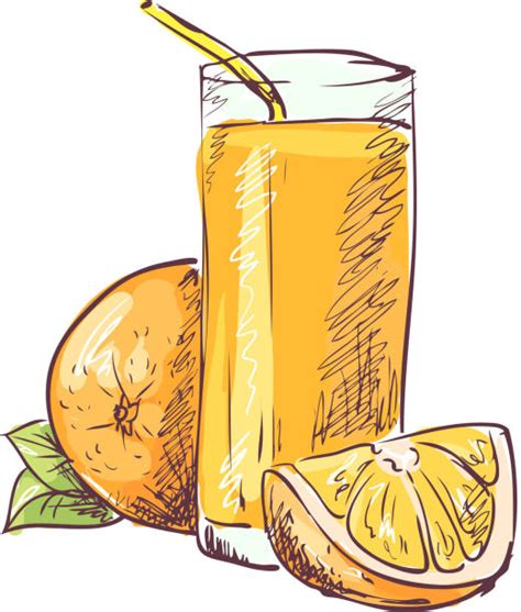 Glass Orange Juice Drawings Illustrations Royalty Free Vector Graphics And Clip Art Istock