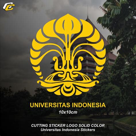 Jual Stiker Cutting Sticker Logo Ui Universitas Indonesia Shopee