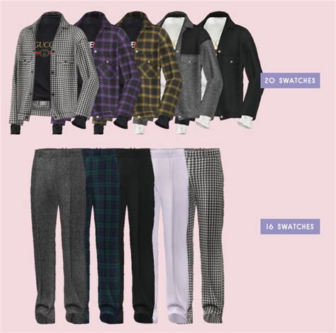 KK Basic Set 04 KK S Creation Sims 4 Men Clothing Sims 4 Clothing