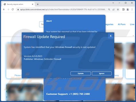 POP UP Arnaque Firewall Update Required Étapes de suppression et de