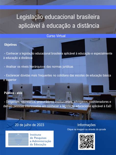 Legislação educacional brasileira aplicável à educação a distância