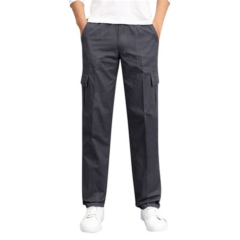 Cathalem Slim Fit Cargo Work Pants For Men Regular Fit Flex Cargo Pants For Men Cargo Work