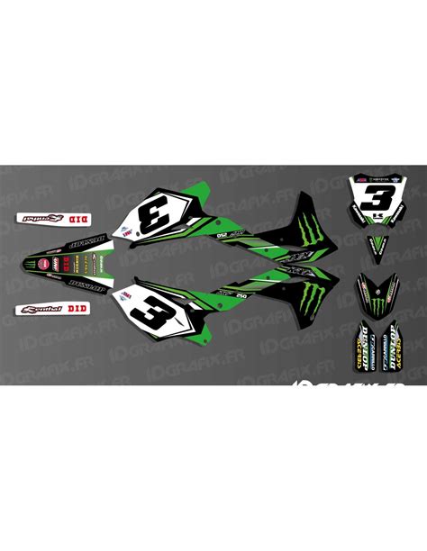 Kit Deco Eli Tomac Replica Per Kawasaki Kx Kxf Idgrafix