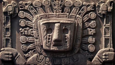 Aztec Wall Art, Ancient Aztecs, Classic Sci Fi, Stone Carving, Mayan ...