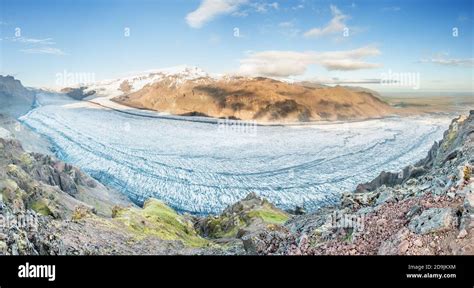 Skaftafellsjokull Glacier In Skaftafell Vatnajokull National Park