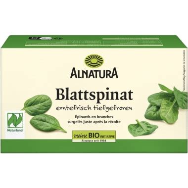 Alnatura Blattspinat Online Kaufen MPREIS Onlineshop