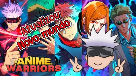 LIVE ANIME WARRIORS ROBLOX UPDATE 4 NOVA ATUALIZAÇÃO AJUDANDO