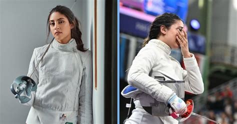 Fencer Nada Hafez Reveals She S 7 Months Pregnant At Paris Olympics