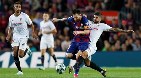 Lionel Messi Scores First Goal Of Season As Barcelona Beat Sevilla 4 0