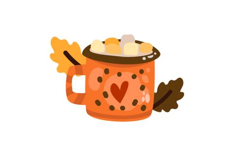 Hot Cocoa With Marshmallows SVG Cut File By Creative Fabrica Crafts Creative Fabrica
