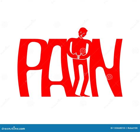 Pain Symbol Isolated On Transparent Background Vector Illustration ...