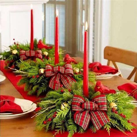 27 Gorgeous Christmas Table Decorations And Settings A Piece Of Rainbow