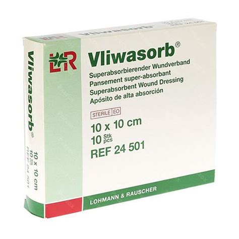 Vliwasorb Superabsorbent Wound Dressing 10 20 30 Cm