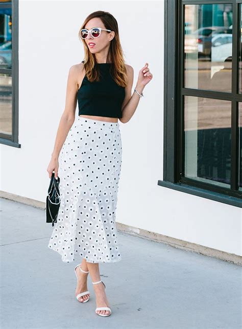 What To Wear With A Flare Skirt Spring 2016 Fashion