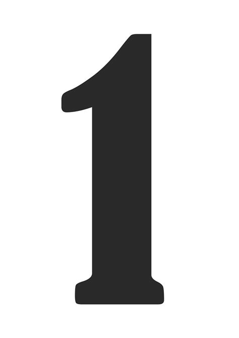 Картинки цифра 1 | Klike.net