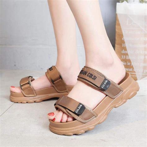 Korean Fashion Colsi Sandals Slippers Two Strap For Women Lazada Ph