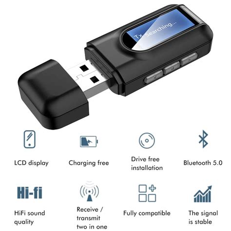 In Wireless Audio Bluetooth Adapter Usb Bluetooth Transmitter