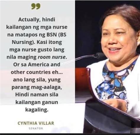 Angiemoi On Twitter Of Course Sen Cynthia Villar People Can