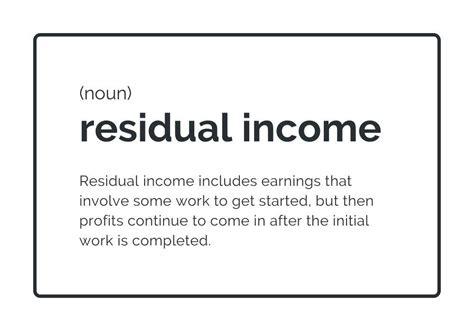 How To Generate Residual Income Check City