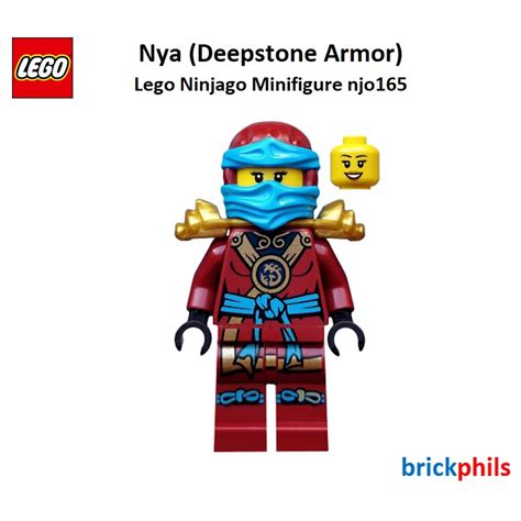 Lego Ninjago Minifigure Njo165 Nya Deepstone Armor Shopee Philippines