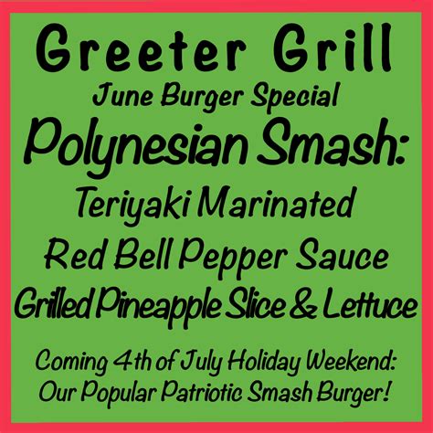 Welcome To Greeter Grill Greeter Falls Campground