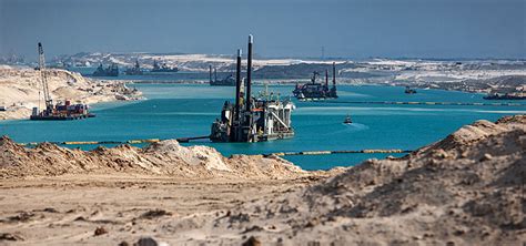 New Suez Canal Project Finished With Record Breaking Dredge Production Dutch Water Sector