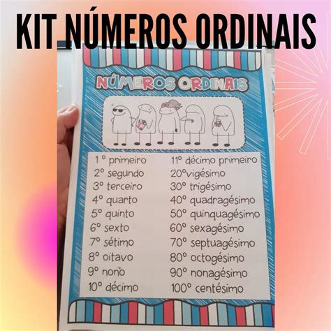 Kit N Meros Ordinais Educa Market