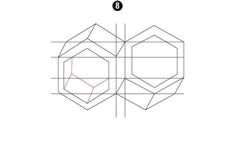 3D Illusion Drawing - Step by Step tutorial - Cool Drawing Idea