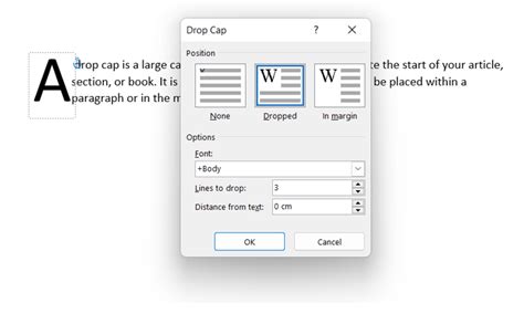 How to Make a Drop Cap in Microsoft Word | Proofed's Writing Tips