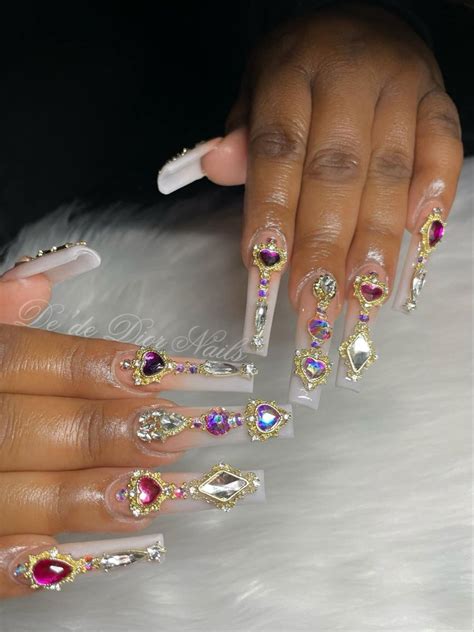 Pin By Jada On Nails Acrylic Nails Long Square Acrylic Nails Best