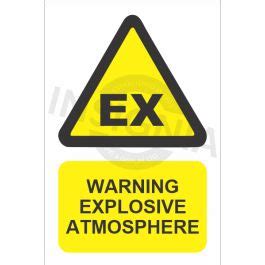 Buy Warning Explosive Atmosphere Insignia Signs Ireland