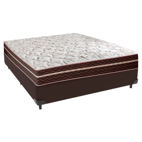 Cama Casal Box Marrom 138x188 Portobel Berlim MadeiraMadeira