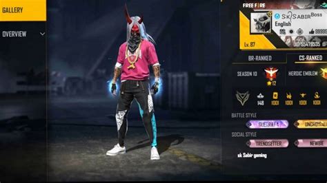 Sk Sabir Boss Free Fire Id Stats K D Ratio Youtube Channel Monthly