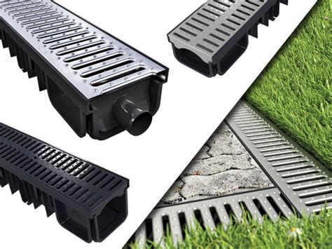 Caniveau Kit Complet Pour Le Drainage De La Terrasse Ou L All E Eslon