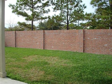 Brick Fence Rustic Fence Modern Fence Backyard Fences