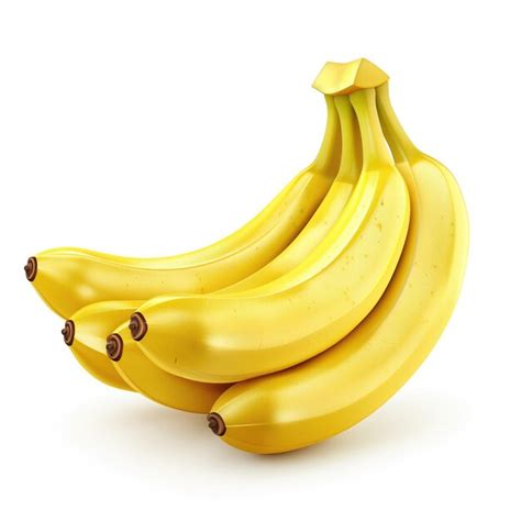 Premium Photo Realistic Illustration Bananas 3d Icon Bunch Of Bananas