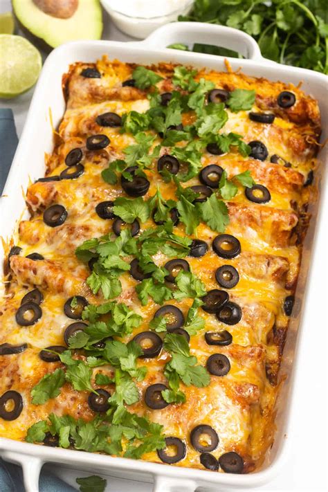 Leftover Turkey Enchiladas Casserole Hot Pan Kitchen