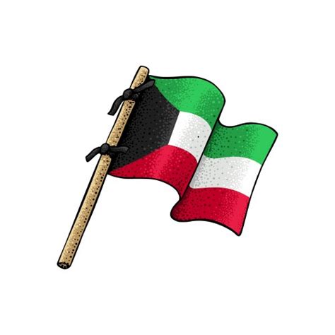Kuwait Flag Royalty Free Vector Image Vectorstock