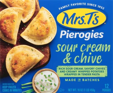 Mrs. T's Sour Cream & Chive Pierogies, 16 oz - King Soopers