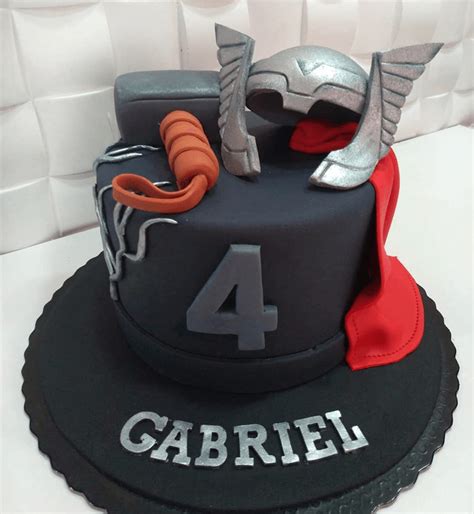 Thor Birthday Cake Ideas Images Pictures