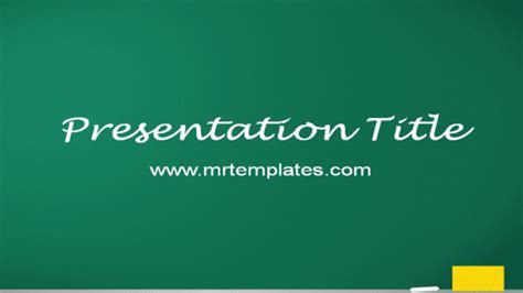 Blackboard Ppt Template Graphicxtreme